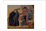 The Last Judgment. Fresco of the Novodevichy Convent, 1654 by Ancient Russian frescos