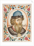 Grand Prince Vladimir II Monomakh of Kiev by Russian Master