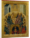 The Descent of the Holy Spirit, 1497 by Russian icon