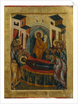 The Dormition of the Virgin, 1497 by Russian icon