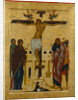 The Crucifixion, 1497 by Russian icon