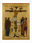 The Crucifixion, 1497 by Russian icon
