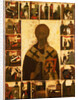 Saint Nicholas with scenes from his life, 14th century by Russian icon