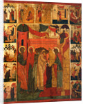 The Entry of the Most Holy Theotokos into the Temple, 16th century by Russian icon