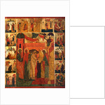 The Entry of the Most Holy Theotokos into the Temple, 16th century by Russian icon