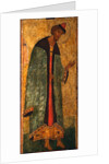 Saint Prince Boris, 15th century by Russian icon
