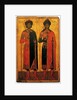 Saints Boris and Gleb, Mid of the 14th cen by Russian icon