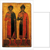Saints Boris and Gleb, Mid of the 14th cen by Russian icon