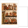 Battle between the Novgorodians and Suzdalians, Mid of the 15th cen by Russian icon