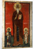 Saint John Climacus with Saint George and Saint Blaise, Second half of 13th century by Russian icon