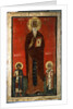 Saint John Climacus with Saint George and Saint Blaise, Second half of 13th century by Russian icon