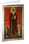 Saint John Climacus with Saint George and Saint Blaise, Second half of 13th century by Russian icon
