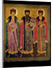 Saint Vsevolod Mstislavich, Prince of Pskov with Saints Boris and Gleb by Russian icon