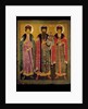 Saint Vsevolod Mstislavich, Prince of Pskov with Saints Boris and Gleb by Russian icon