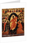 The Descent into Hell with Deesis and Selected Saints, End of 14th cen by Russian icon
