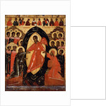The Descent into Hell with Deesis and Selected Saints, End of 14th cen by Russian icon