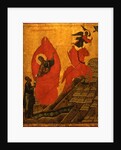 The Prophet Elijah and the Fiery Chariot, Early16th cen by Russian icon