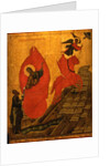 The Prophet Elijah and the Fiery Chariot, Early16th cen by Russian icon