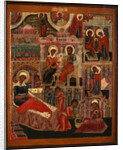 The Nativity of the Virgin, End of 17th cen by Russian icon