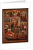 The Nativity of the Virgin, End of 17th cen by Russian icon
