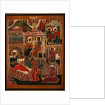 The Nativity of the Virgin, End of 17th cen by Russian icon