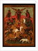 The Miracle of Florus and Laurus, End of 17th cen by Russian icon