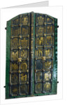 Golden gates of the Cathedral of the Nativity in Suzdal, Early 13th cen by Russian master
