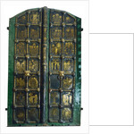 Golden gates of the Cathedral of the Nativity in Suzdal, Early 13th cen by Russian master
