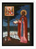Venerable Adrian of Poshekhonye, 18th century by Russian icon