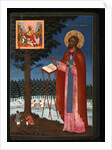Venerable Adrian of Poshekhonye, 18th century by Russian icon