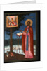 Venerable Adrian of Poshekhonye, 18th century by Russian icon