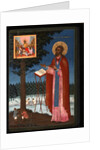 Venerable Adrian of Poshekhonye, 18th century by Russian icon