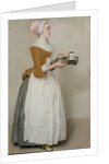 The Chocolate Girl (La Belle Chocolatière de Vienne), c. 1745 by Jean-Étienne Liotard