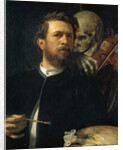 Self-portrait with Death Playing the Fiddle, 1872 by Arnold Böcklin