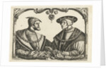 Charles V and Ferdinand I by Christoffel Bockstorffer