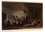 Crimean Tatars Childrens School, 1856 by Carlo Bossoli