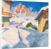 Capolago in Winter with a View of Piz Lagrev, 1928 by Giovanni Giacometti
