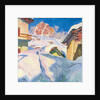 Capolago in Winter with a View of Piz Lagrev, 1928 by Giovanni Giacometti