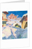Capolago in Winter with a View of Piz Lagrev, 1928 by Giovanni Giacometti