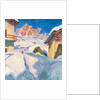 Capolago in Winter with a View of Piz Lagrev, 1928 by Giovanni Giacometti