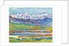 Etang long Crans-Montana by Ferdinand Hodler