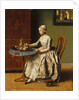A Lady pouring Chocolate (La Chocolatière), c. 1745 by Jean-Étienne Liotard