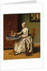 A Lady pouring Chocolate (La Chocolatière), c. 1745 by Jean-Étienne Liotard