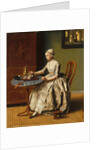 A Lady pouring Chocolate (La Chocolatière), c. 1745 by Jean-Étienne Liotard