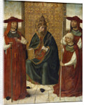 Cardinal Pedro González de Mendoza praying before Saint Peter, 1490-1495 by Anonymous