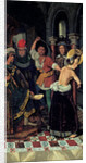 The Flagellation of Saint Engratia, ca 1475 by Bartolomé Bermejo