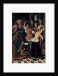 The Flagellation of Saint Engratia, ca 1475 by Bartolomé Bermejo