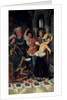The Flagellation of Saint Engratia, ca 1475 by Bartolomé Bermejo