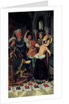 The Flagellation of Saint Engratia, ca 1475 by Bartolomé Bermejo