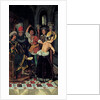 The Flagellation of Saint Engratia, ca 1475 by Bartolomé Bermejo